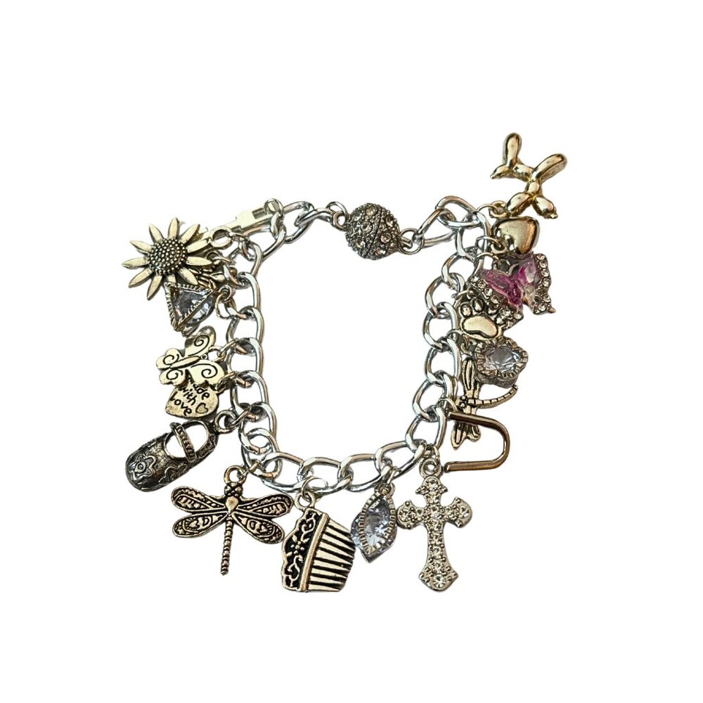 Silver Charm Bracelet - Picture 1 of 6